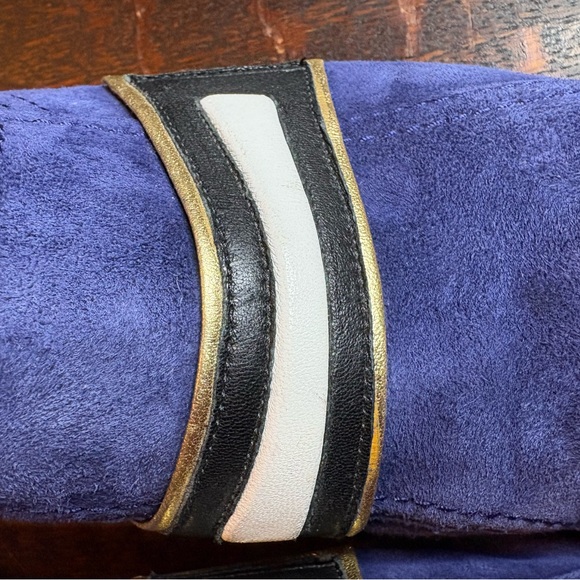 Derek Lam- Blue Suede Mules. Size 39.5 - Picture 5 of 9